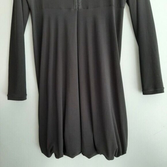 JOSEPH RIBKOFF Light Fabric Cardigan Black Twist Hem Sz 8 - Picture 4 of 9